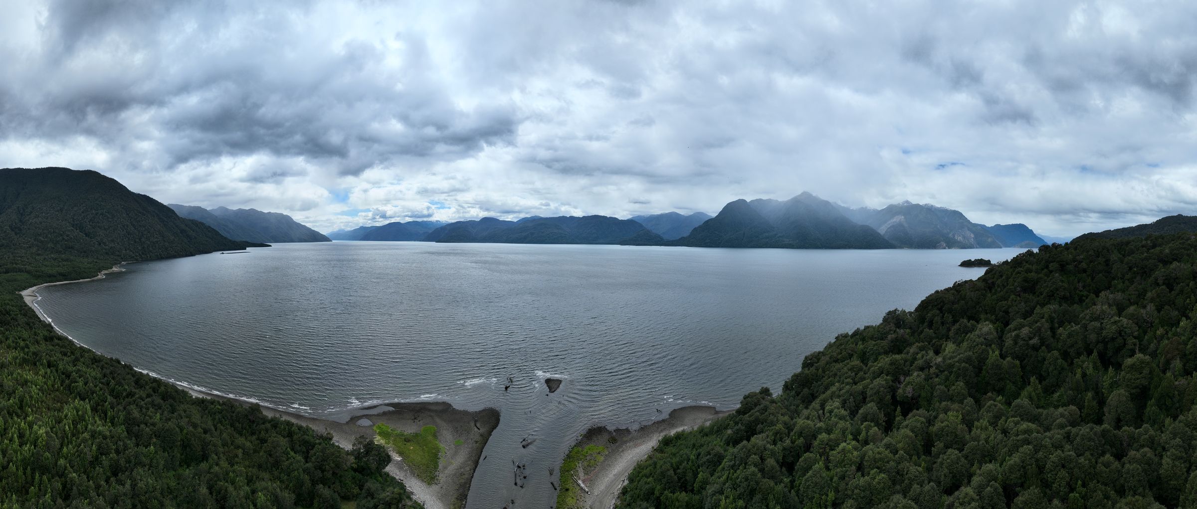 Aysén Fjord in the southern summer, Chilean Patagonia