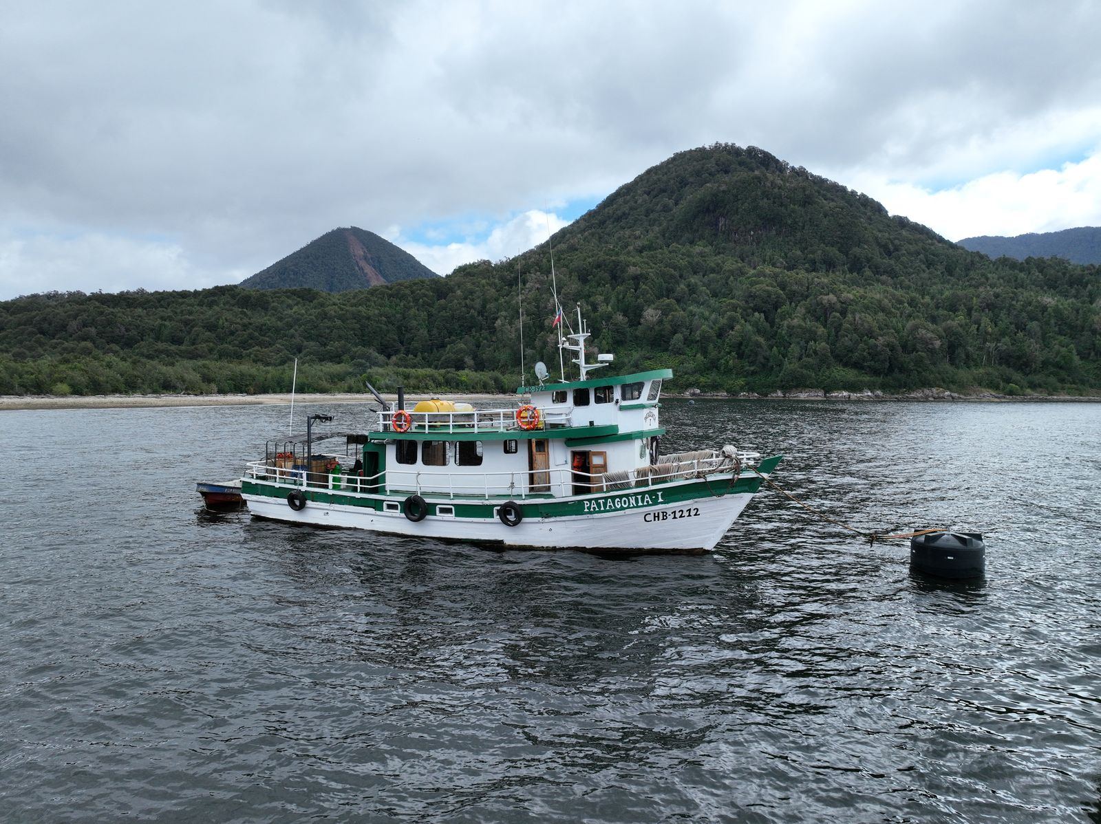 The boat Patagonia I in Aysen Fjord